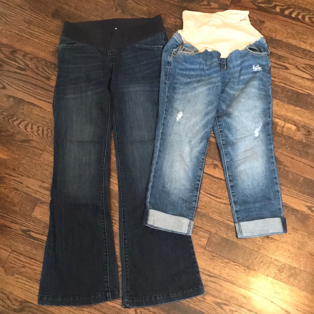 BUNDLE maternity jeans / capris